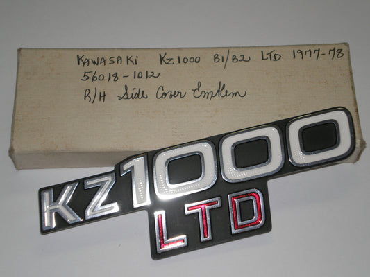 KAWASAKI  KZ1000 LTD Frame / Side Cover Emblem  56018-1012