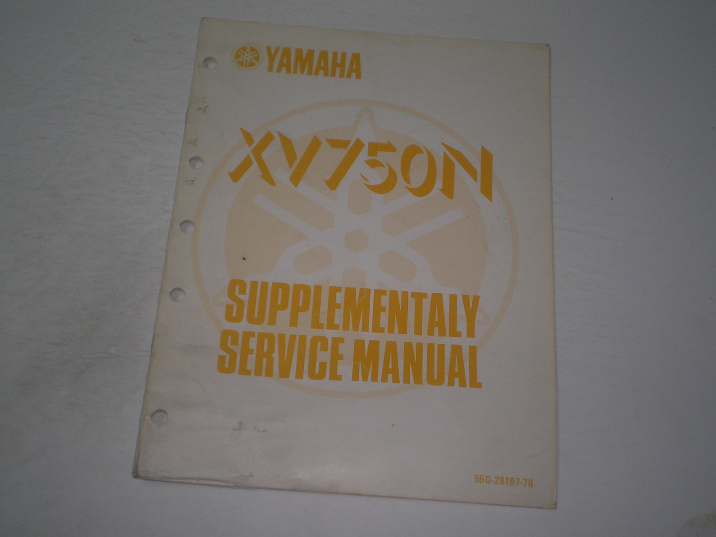 YAMAHA XV750 N Virago 1985 Service Manual Supplement 56G-28197-70 #1905