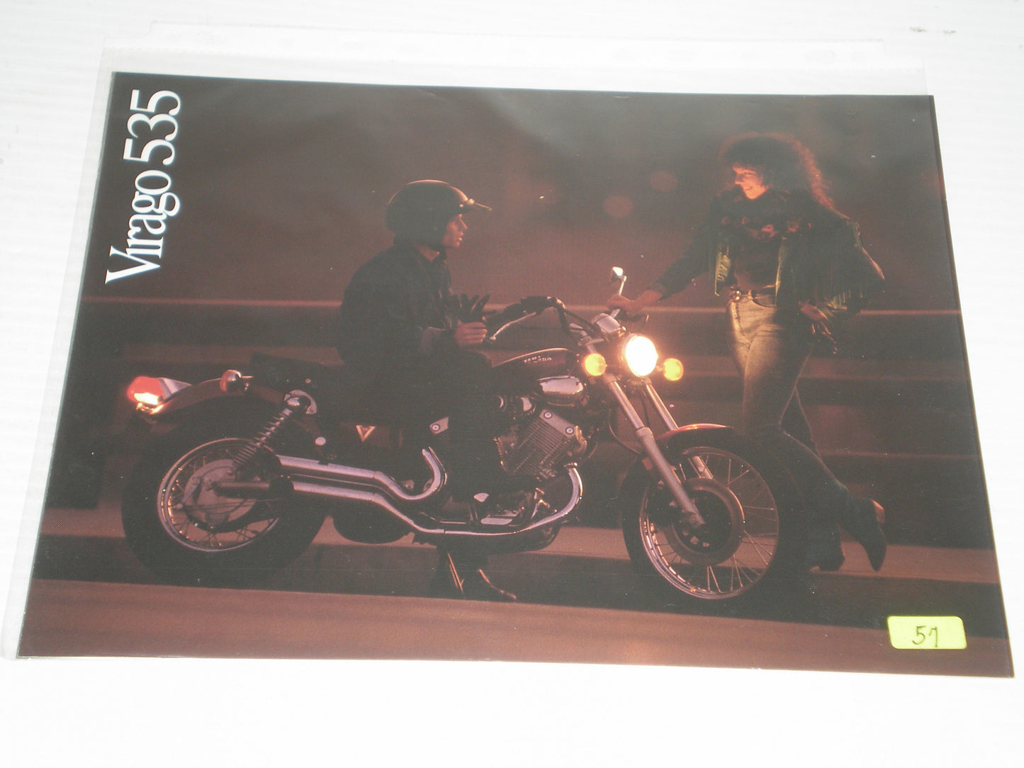 YAMAHA 535 VIRAGO Motorcycle SALES BROCHURE # 57