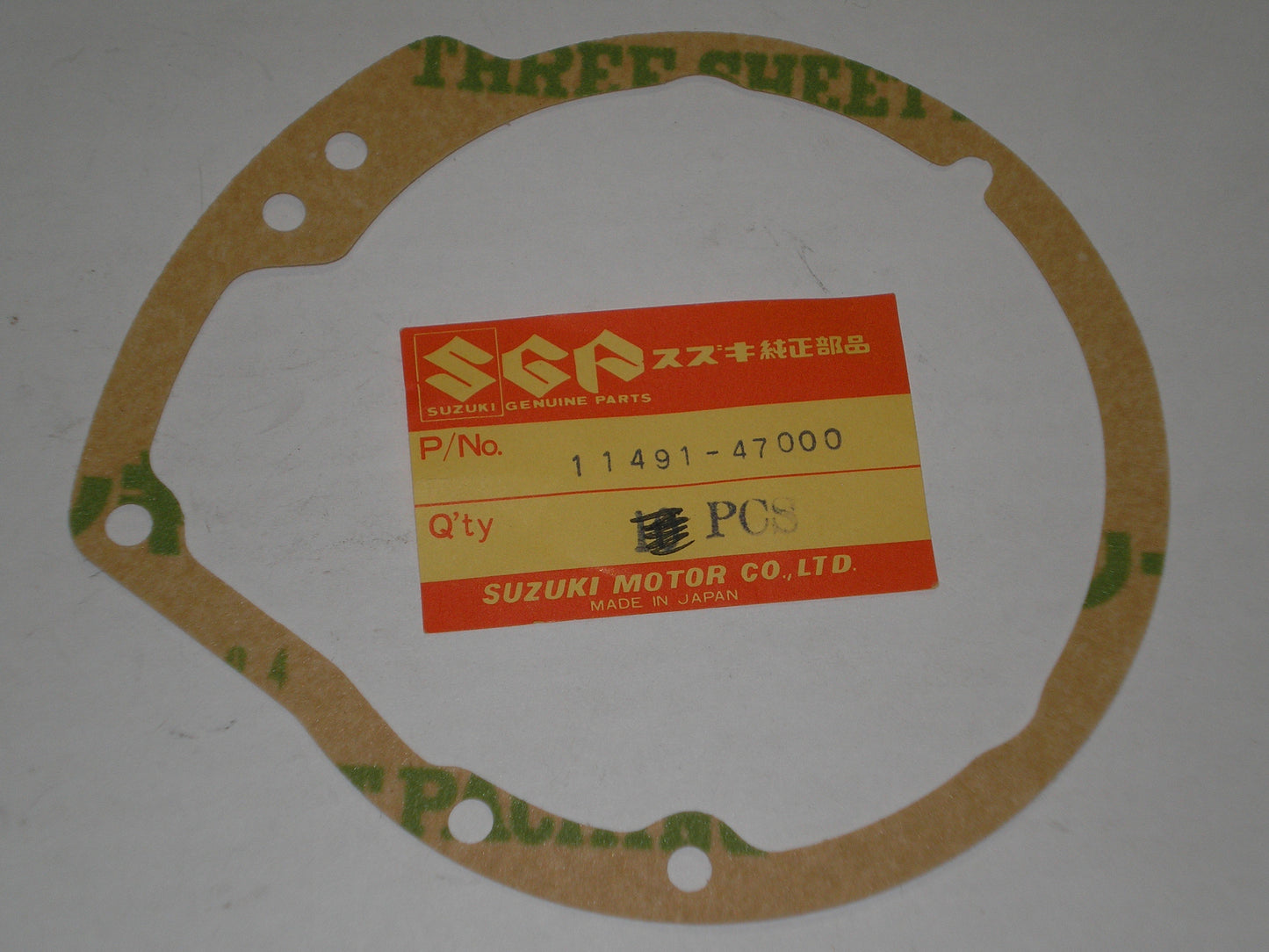 SUZUKI GS550  GS650  Contact Breaker Gasket  11491-47000