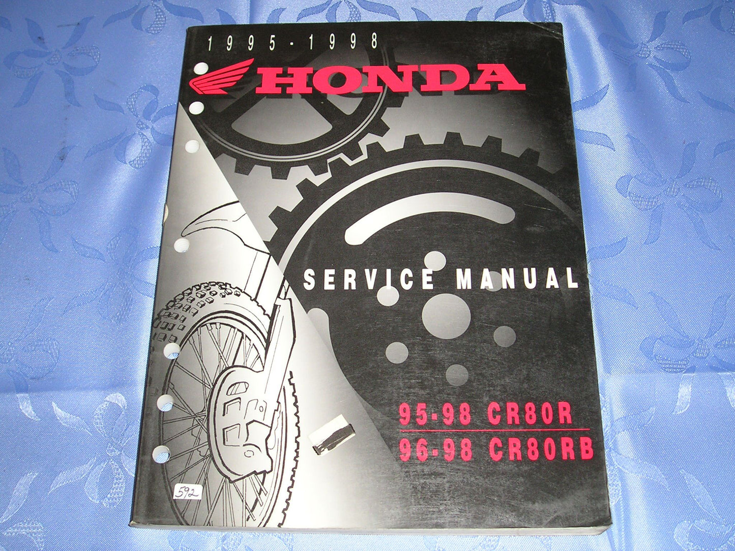 HONDA CR80 R RB 1995-1998 Service Manual 61GBF03 #592