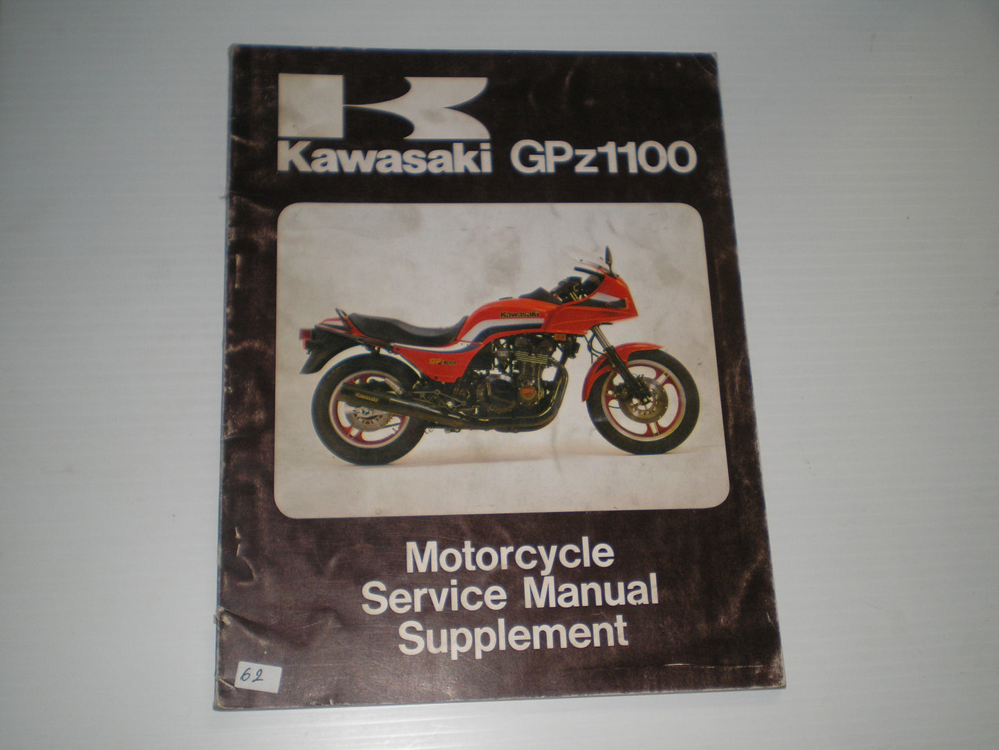 KAWASAKI GPz1100 ZX1100 A1 1983 Service Manual Supplement 99924-1038-01 #62