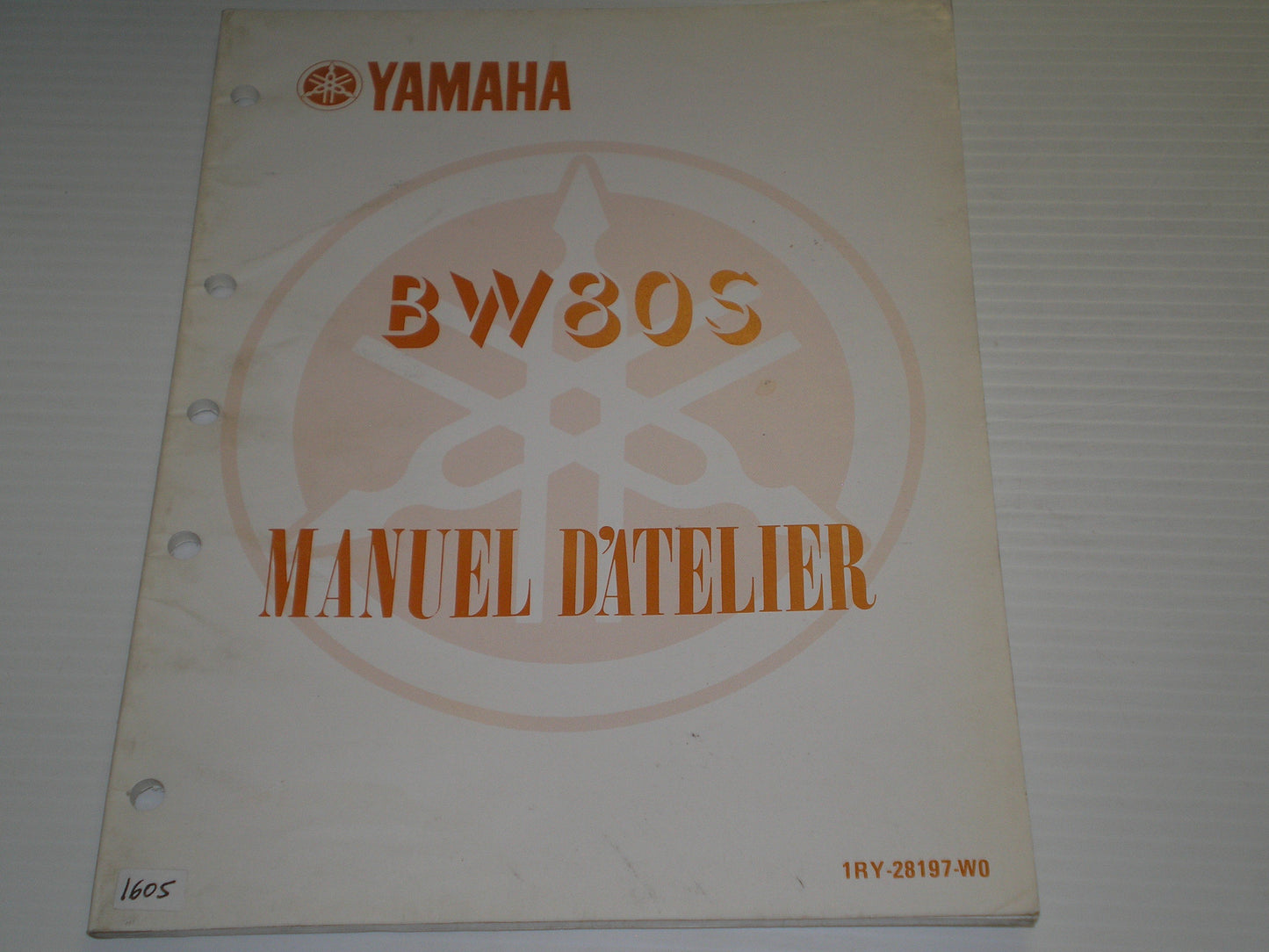 YAMAHA BW80 S  Big Wheel 1986  Manuel d'atelier  1RY-28197-WO   #1605