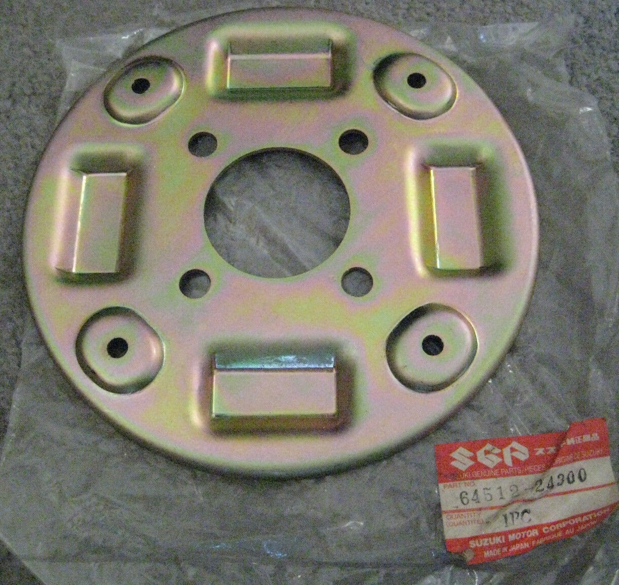 SUZUKI ALT125 LT125 Rear Wheel Sprocket Plate # 1 64512-24300