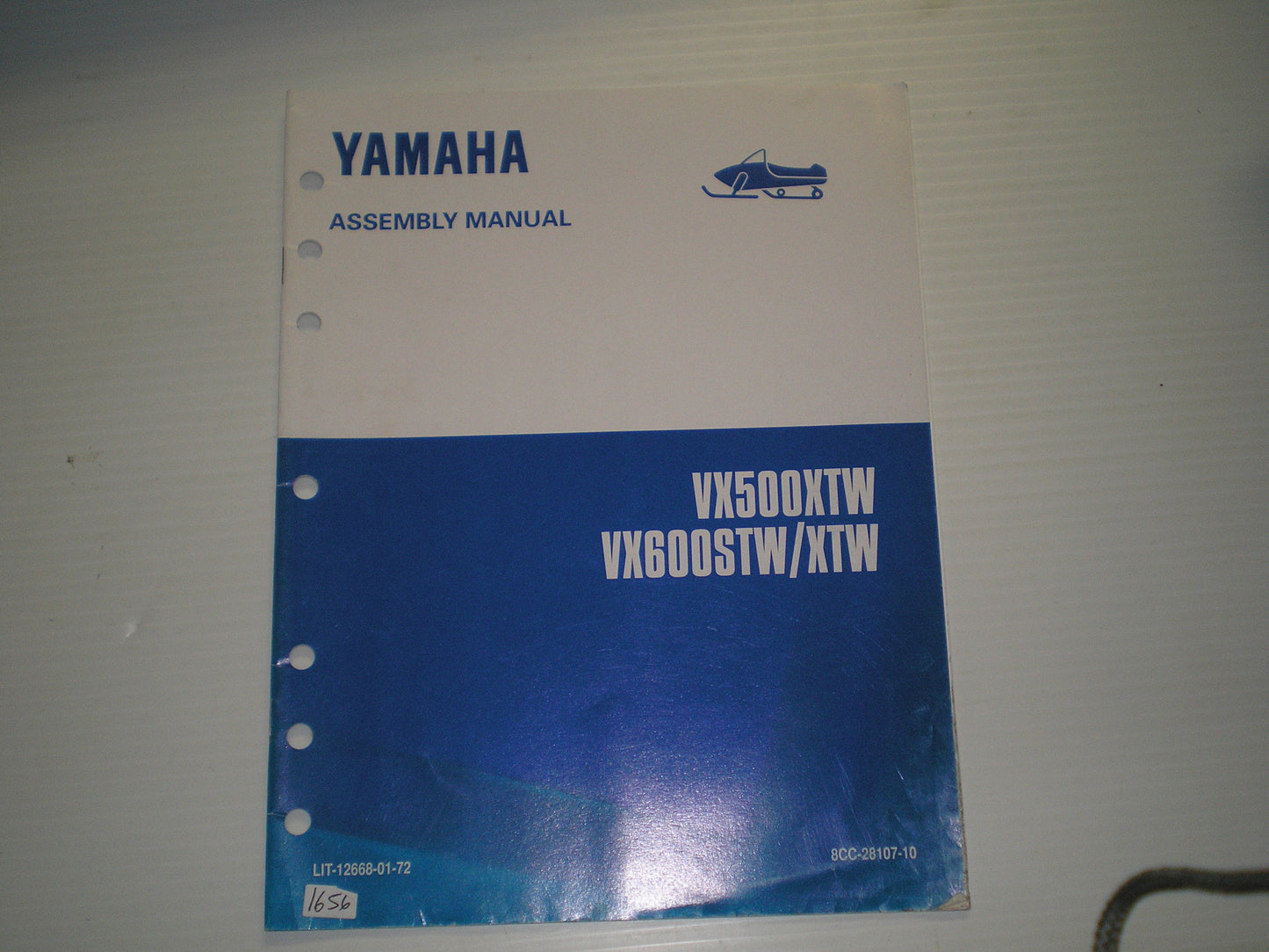 YAMAHA VX500XT W VX600ST W VX600XT W 1996 Assembly Manual 8CC-28107-10 LIT-12668-01-72 #S83
