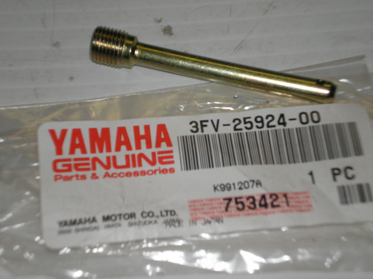 YAMAHA FZR750 TZ250 WR250 YZ125 YZ250 Caliper Pad Pin 3FV-25924-00