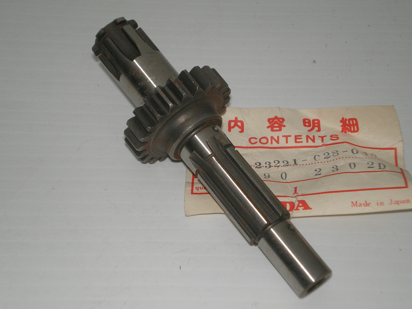 HONDA CS90 S90 Transmission Countershaft 23221-028-040