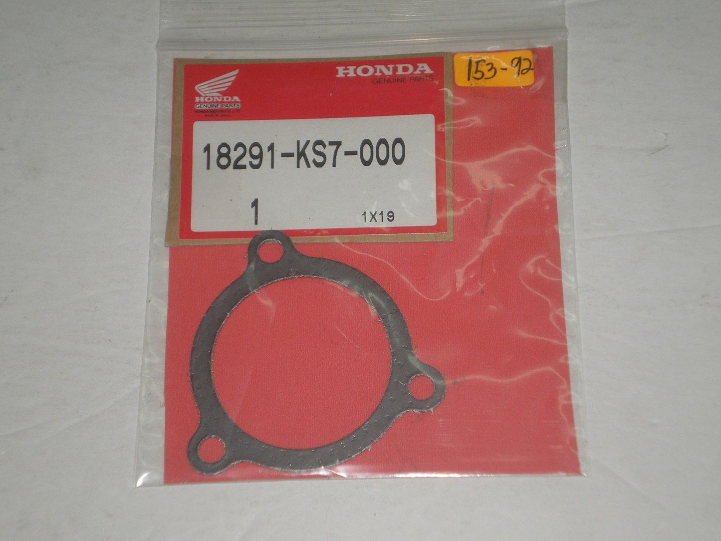 HONDA CR250 R 1986-1991 Exhaust Flange Gasket 18291-KS7-000 18291-KS7-880