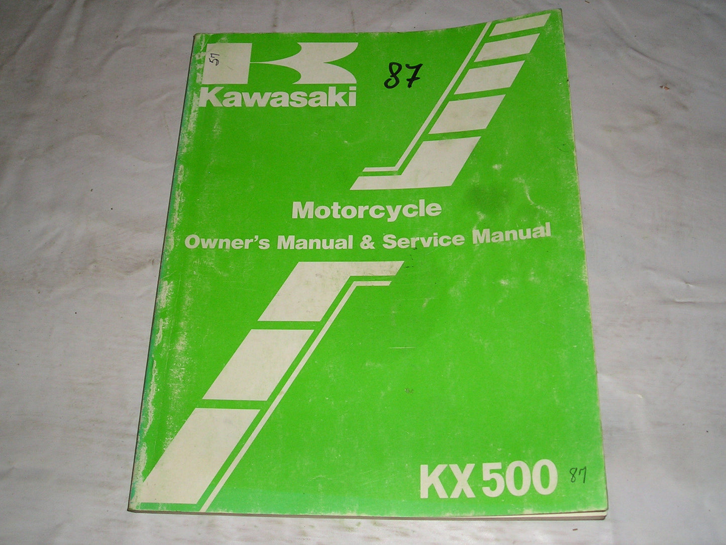 KAWASAKI KX500 C1 1987 Owner's & Service Manual 99920-1365-01 #57