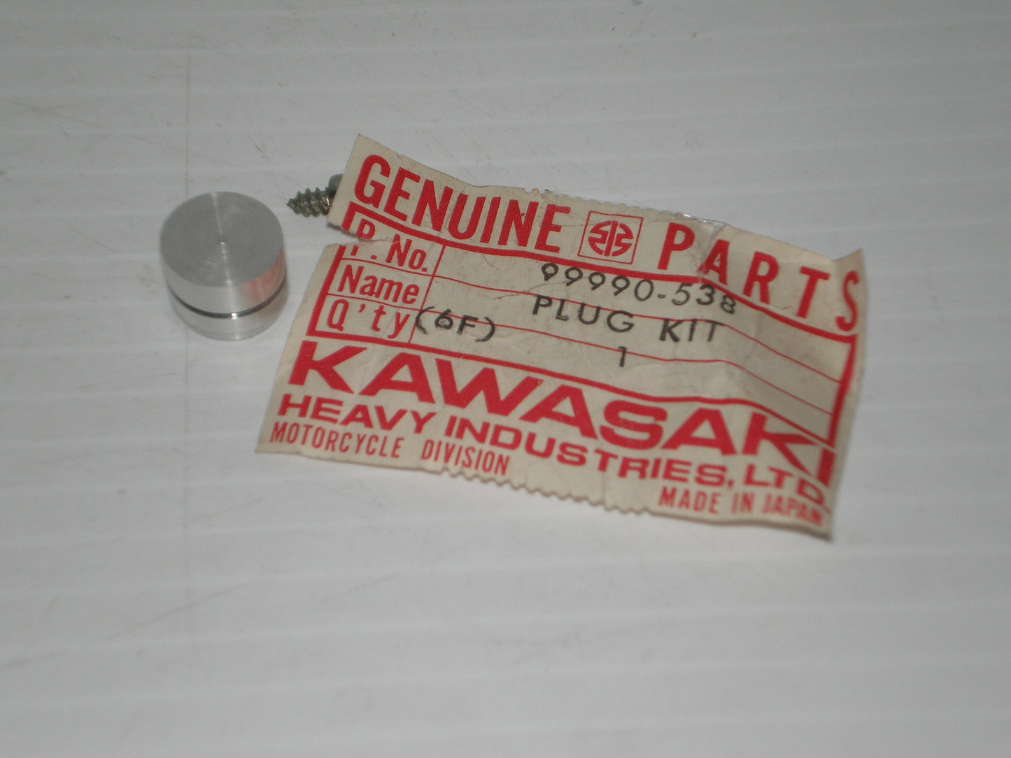 KAWASAKI KZ400 D Transmission Gear Shift Rod Plug Kit 99990-538