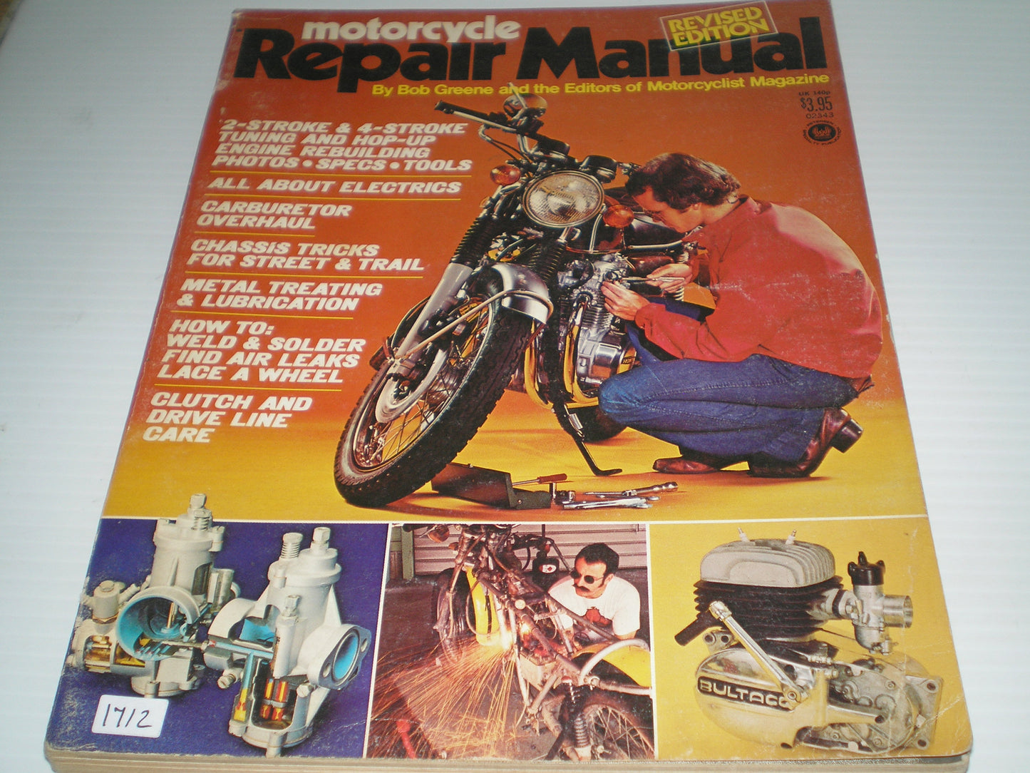 Motorcycle Repair Manual 2 stroke & 4 stroke Petersen's 02343 #1671