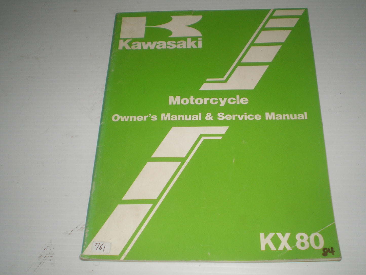 KAWASAKI KX80 E3 F3 1985 Owner's & Service Manual 99920-1290-01 #761