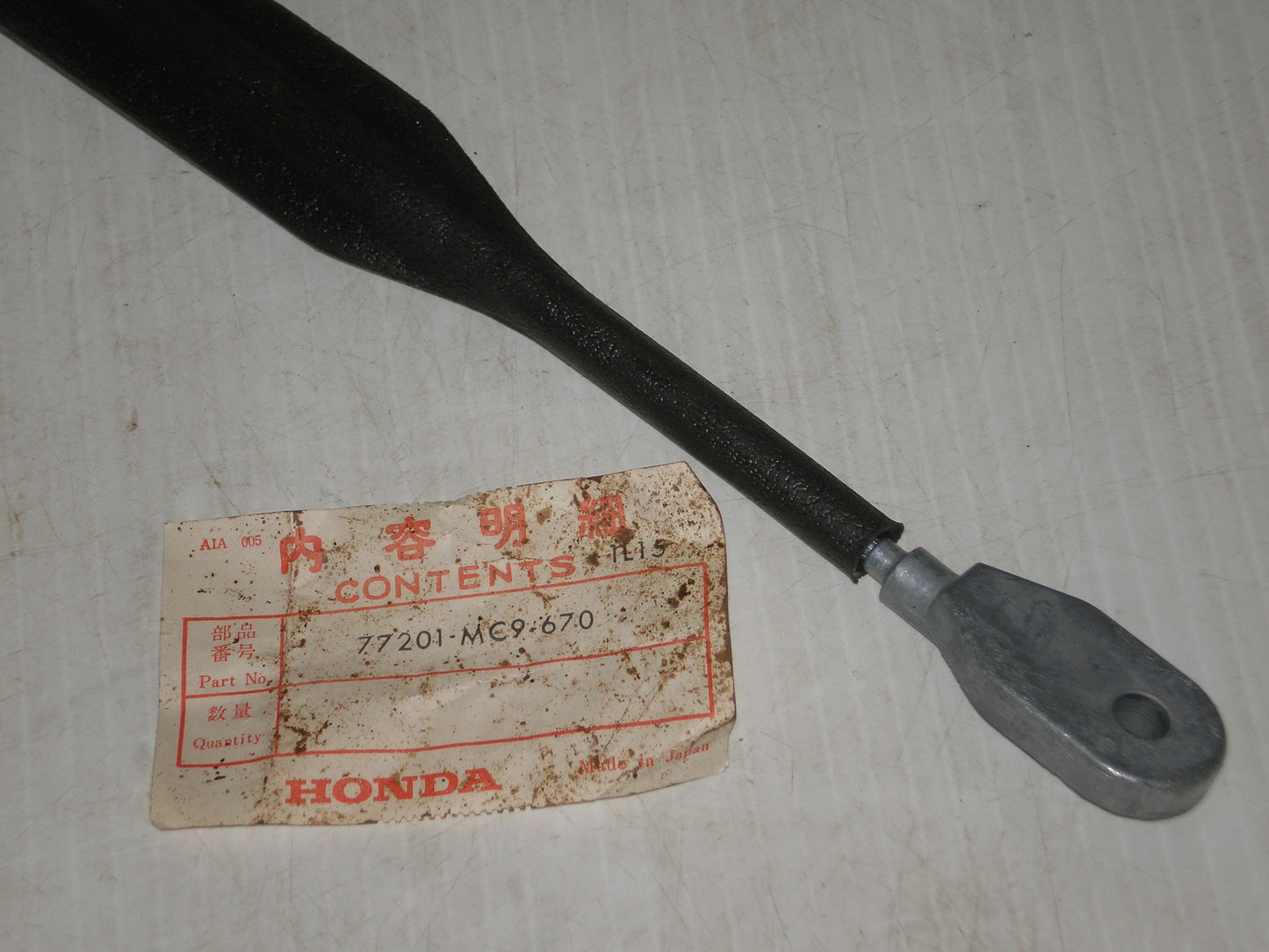 HONDA CB450 CB700 Seat Belt Holding Strap 77201-MC9-670