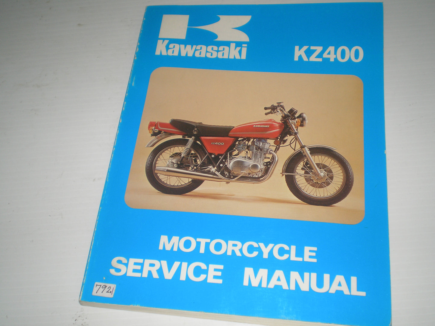 KAWASAKI KZ400 B C 1978 Service Manual 99924-1003-01 #792.1