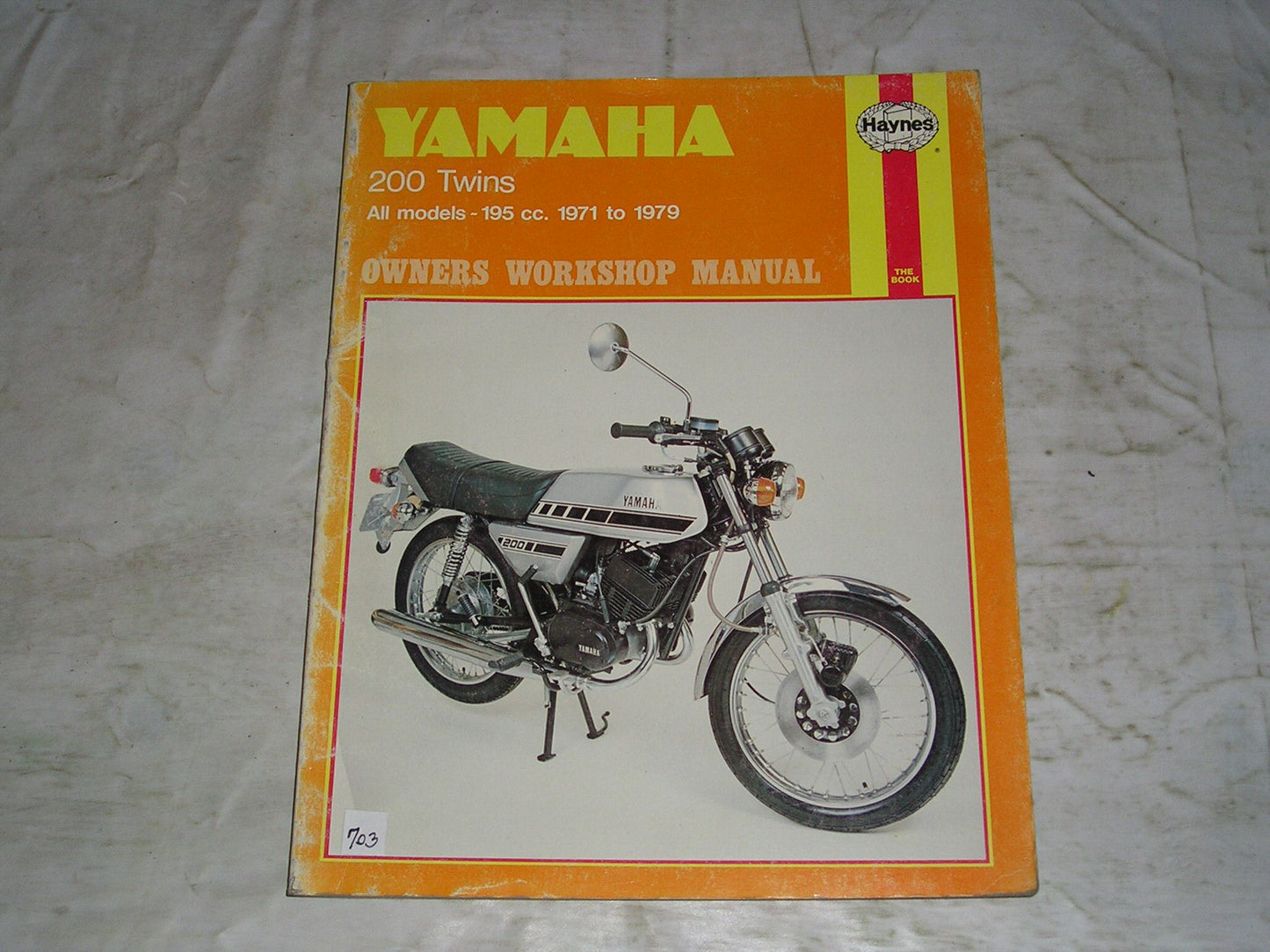 YAMAHA YCS3 YCS5 RD200 Twins 1971-1979  Haynes Workshop Manual 156  #703
