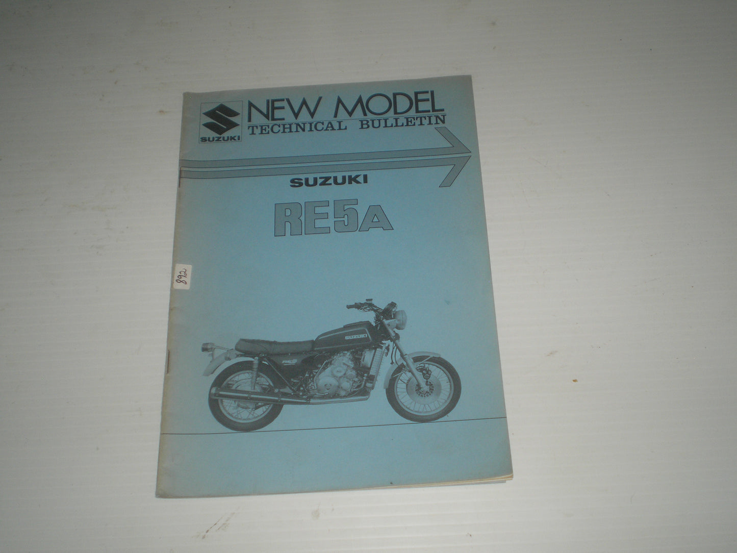 SUZUKI RE5a RE5 A Rotary 1976 Factory Technical Bulletin #892