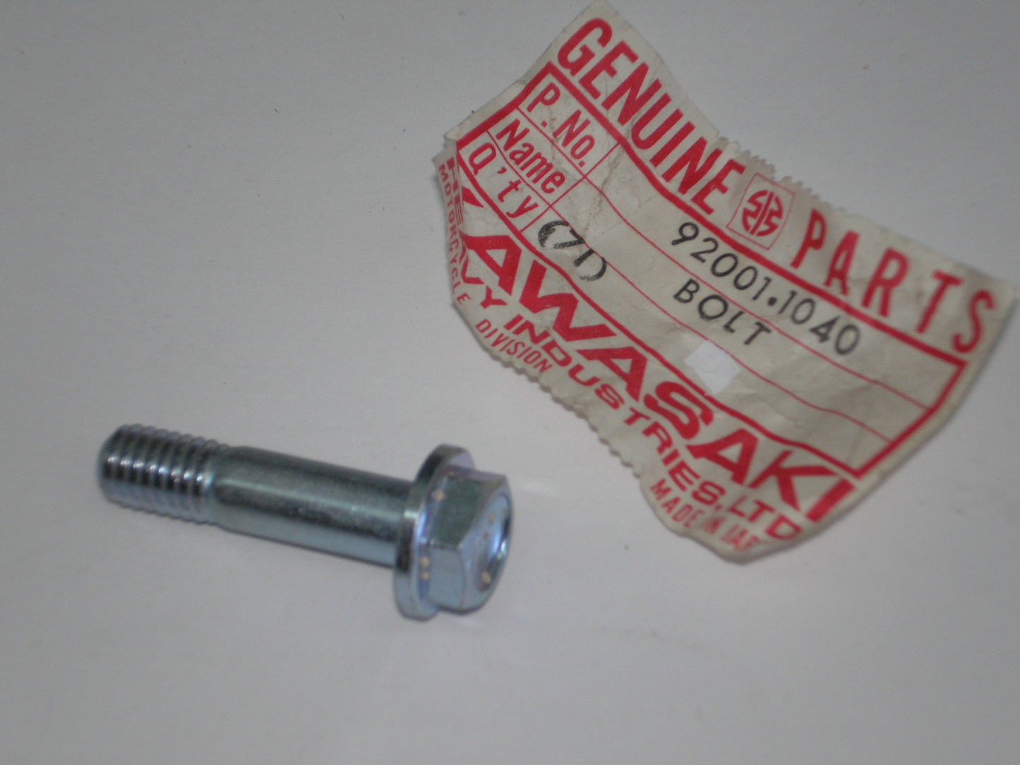 KAWASAKI KX125 KX250 KX500 KDX175 KDX200 KDX250 KLX250 BOLT 92001-1040