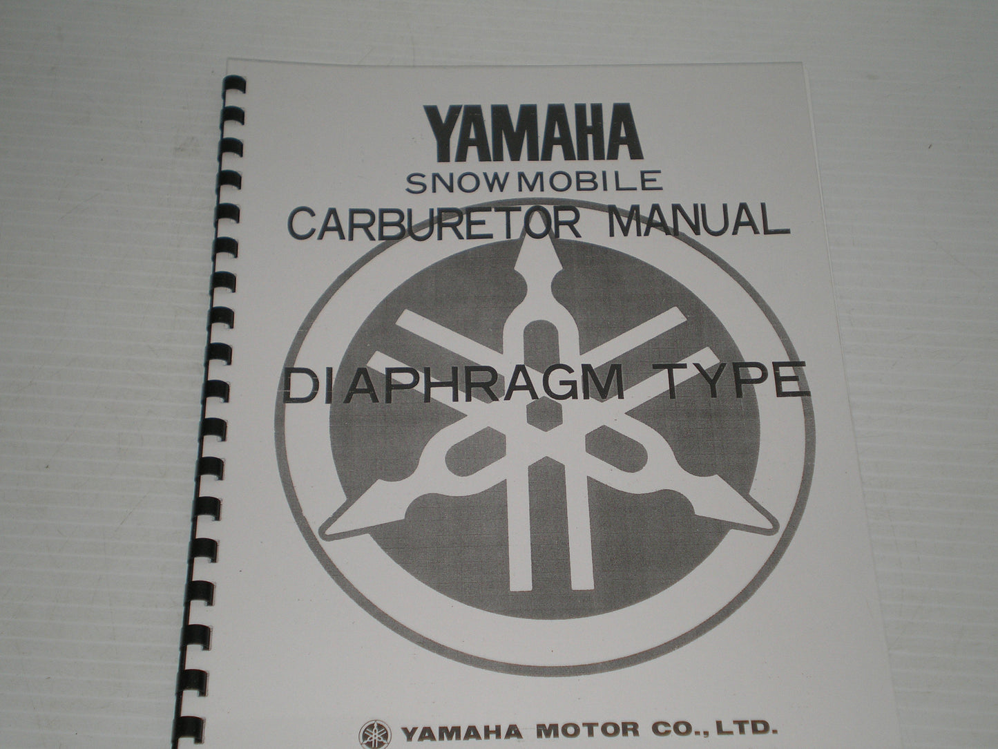 YAMAHA Snowmobile Carburetor Diaphragm Type 1974  Service Manual  #S122