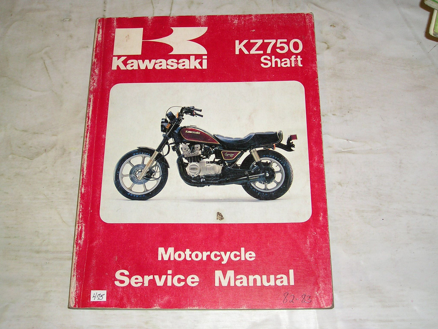 KAWASAKI KZ750 Shaft N1 P1 1982 Service Manual 99924-1035-01 #475.1