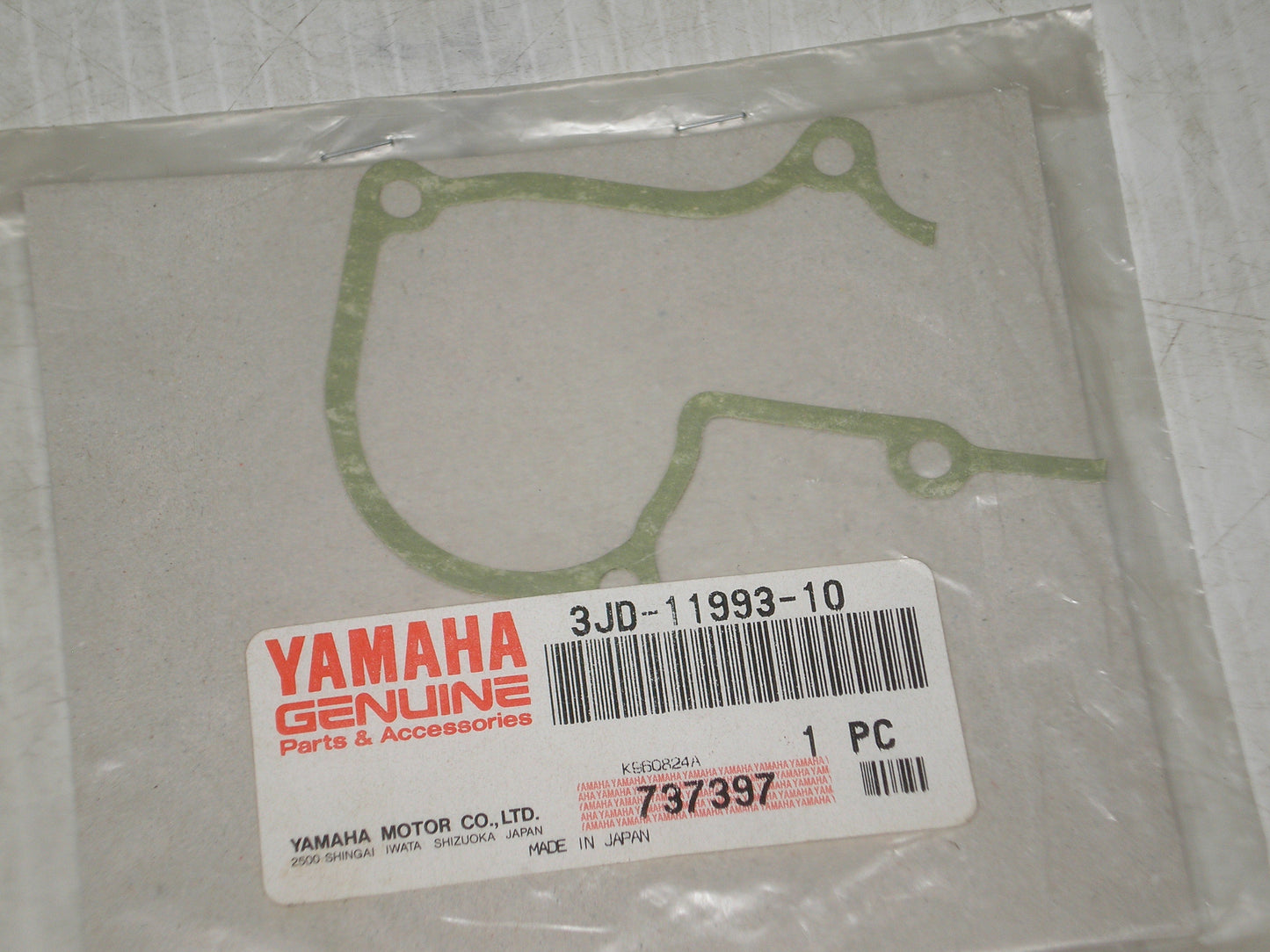 YAMAHA YZ125 1989- 1991 Ypvs Power Valve Cover Gasket 3JD-11993-00 3JD-11993-10