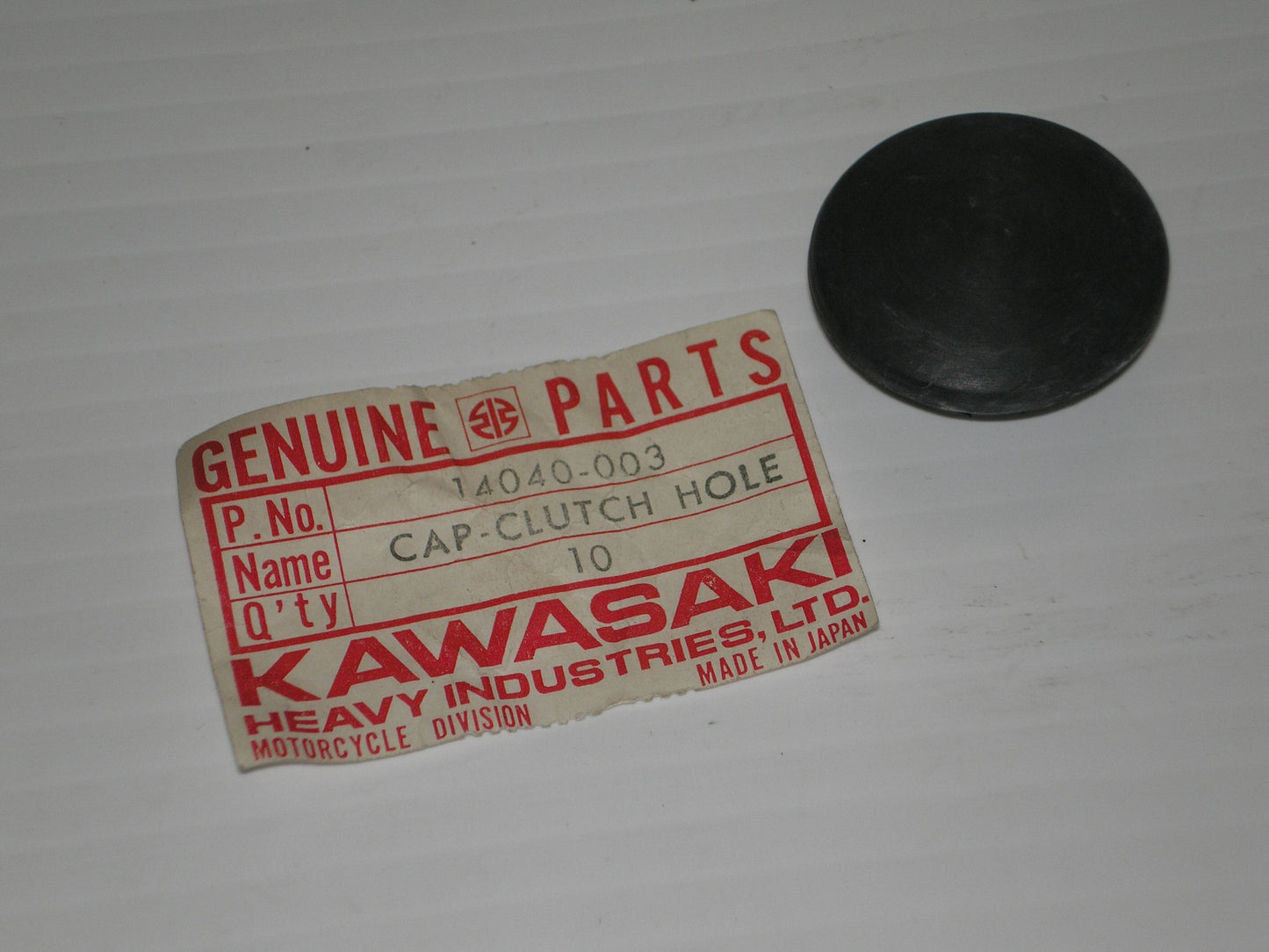 KAWASAKI F5 F8 F9 F11 F81 Clutch Adjustment Hole Cap 14040-003