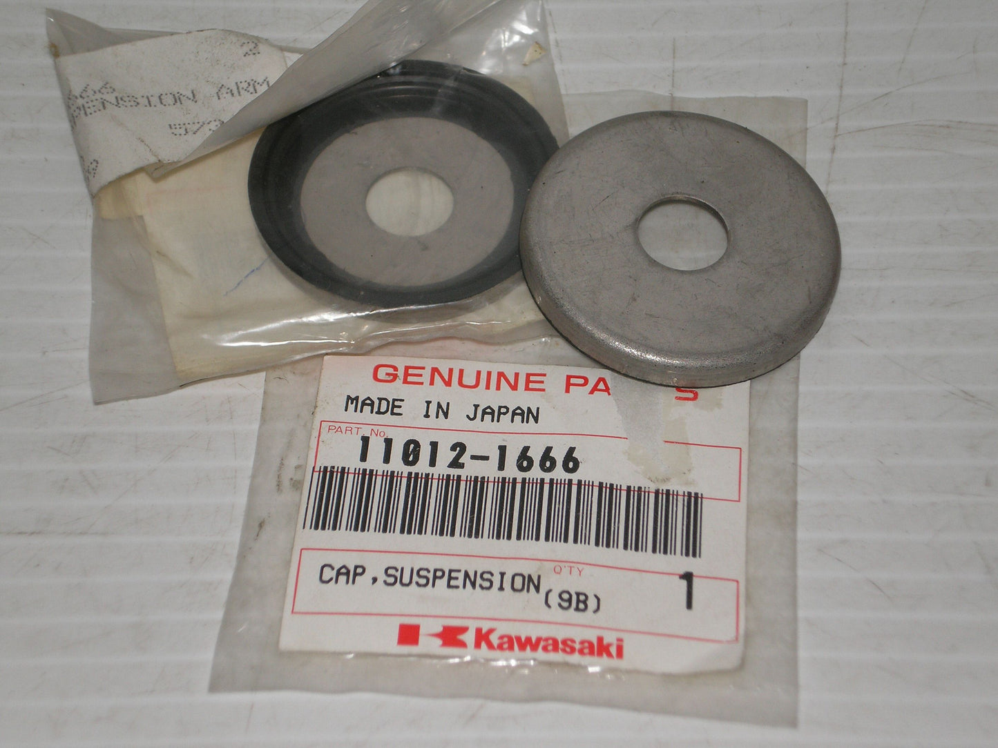 KAWASAKI KX80 1989-1990 Suspension Arm Caps Set/2 11012-1666