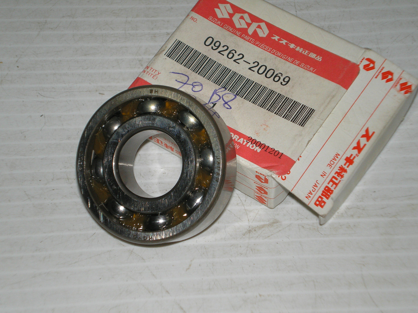 SUZUKI ALT DR DS DT FA FZ GN LT LT4 LTF PE RM SP Bearing 09262-20069