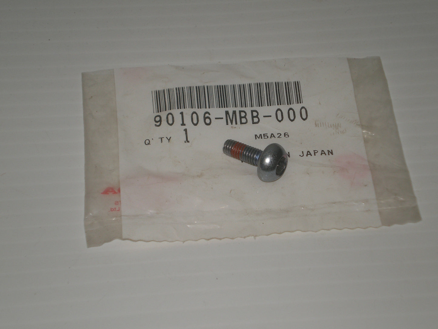 HONDA CB CBR GL NRX RVT VFR VT VTR VTX Allen Head Disk Bolt 90106-MBB-000