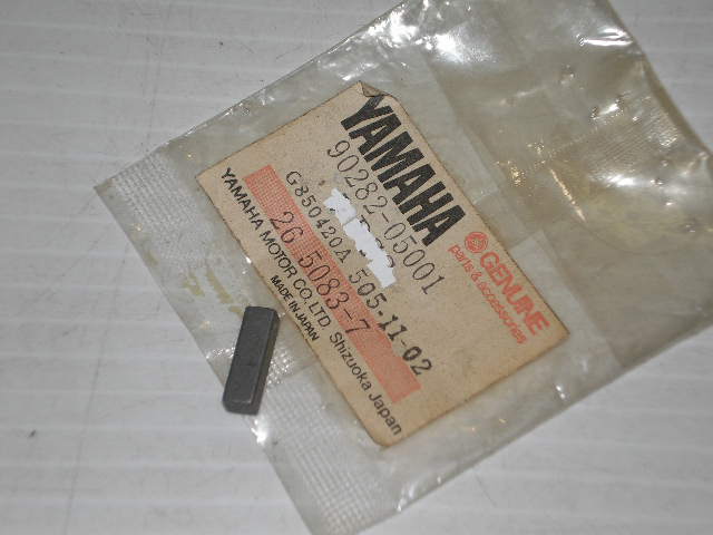 YAMAHA MZ125 TTR125 YFP350 YZ80 Primary Drive Straight Key 90282-05001