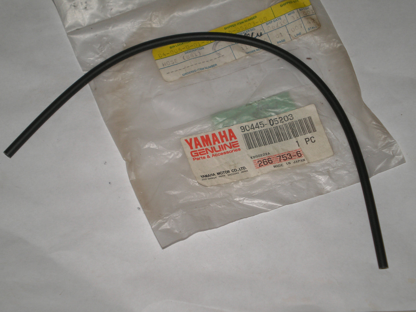 YAMAHA Many Models Carburetor Hose 90445-05203 / 90445-05319 / 90445-05242 / 90445-05M07