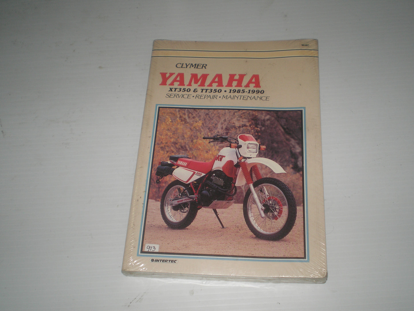 YAMAHA XT350 TT350 1985-1990 Clymer Service Manual M480 #913