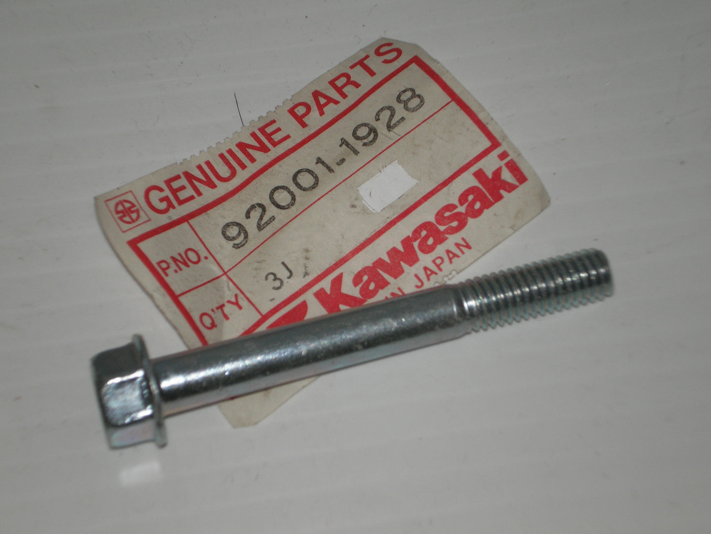 KAWASAKI KX125 KDX200 Frame Mounting Flange Head Bolt 8x67 92001-1928