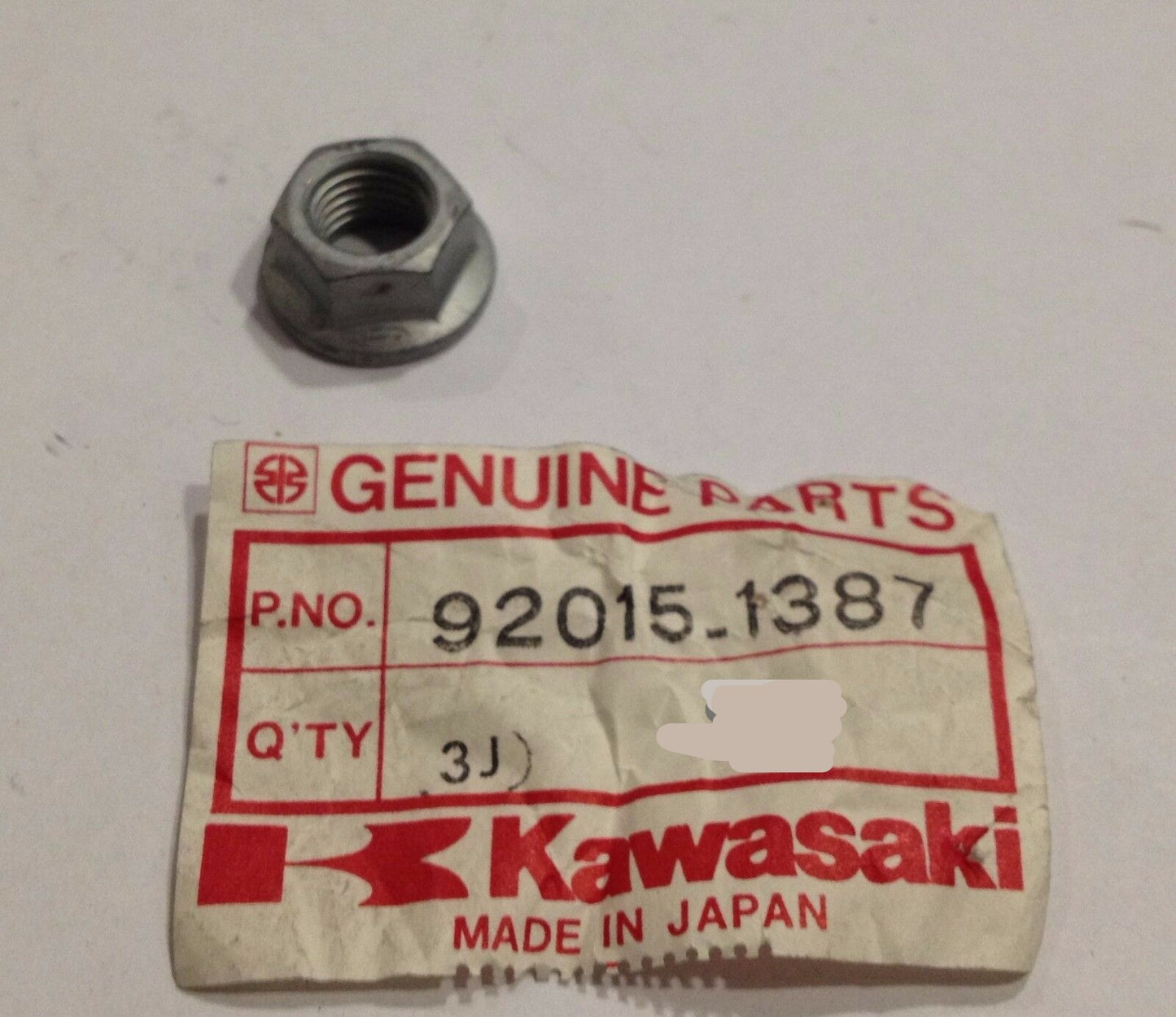 KAWASAKI EL EN EX KZ ZG ZR ZX Flange Nut 10mm 92015-1387
