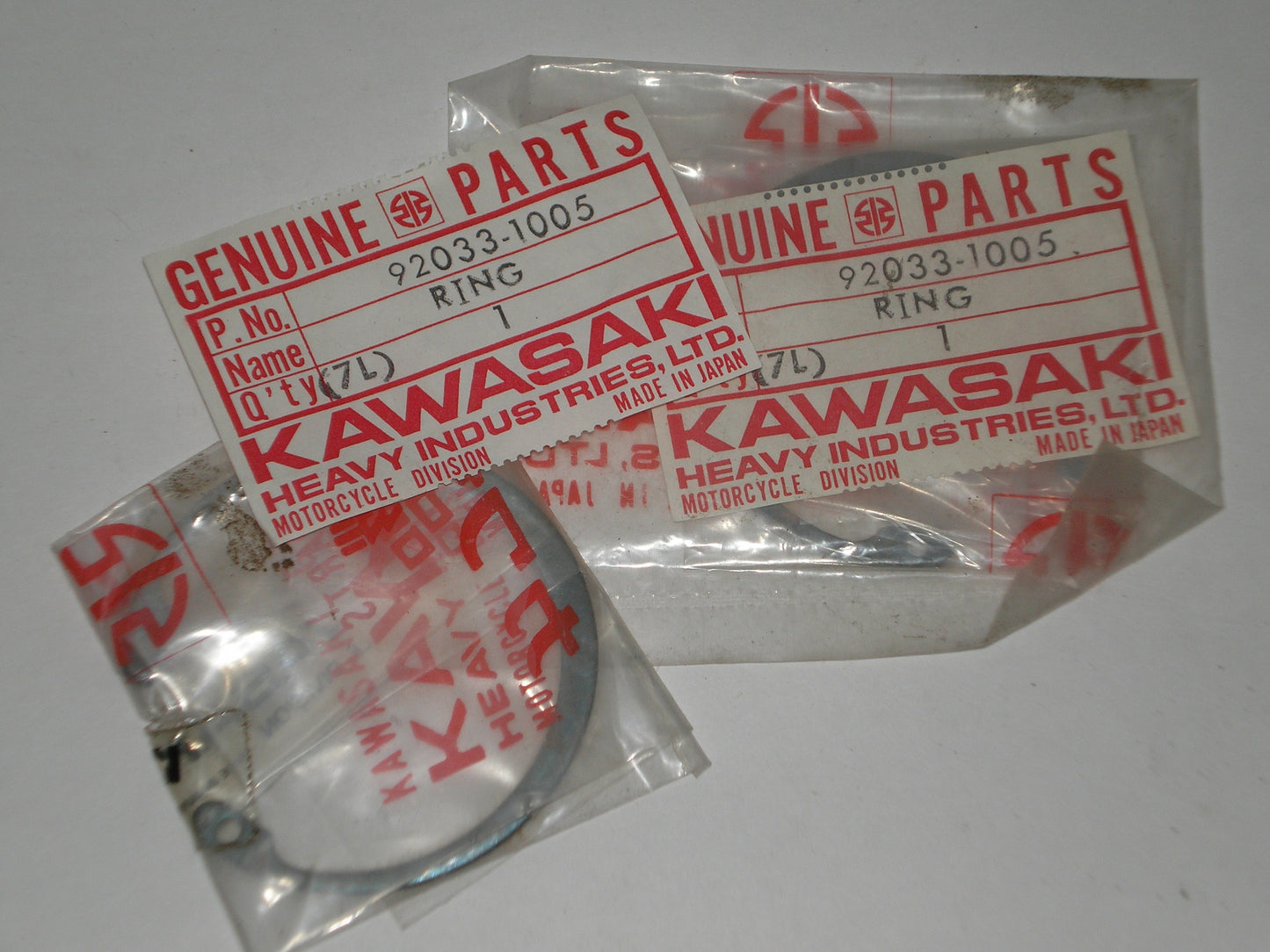 KAWASAKI KDX175 KLX250 KX125 KX250 1974-82 Fork Snap Ring 92033-1005