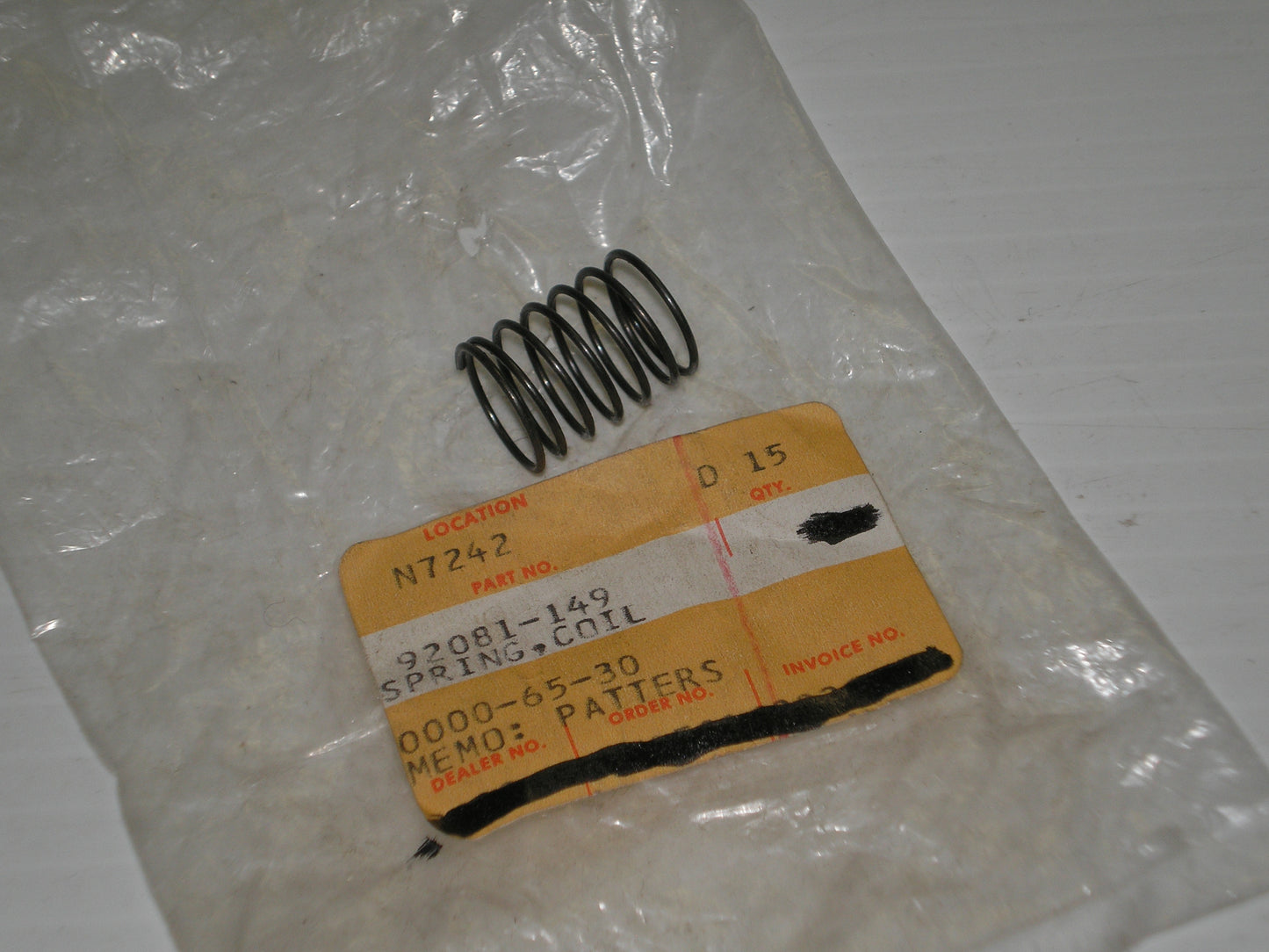 KAWASAKI KLT 200 250 KZ 200 250 KL KLX 250 Gear Shift Lever Spring 92081-149