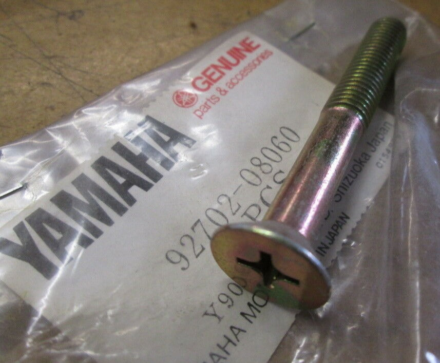 YAMAHA SR540 SRX440 SS440 Factory Track Suspension Flat Head Screw 92702-08060