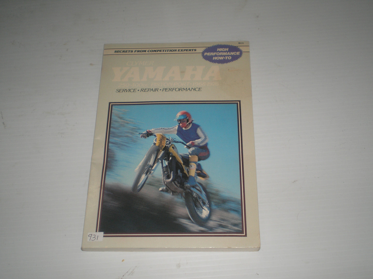 YAMAHA DT1 DT2 DT3 DT250 DT360 DT400 MX250 MX360 RT1 RT2 RT3 YZ250 YZ350 YZ360 1968-1976 Clymer Service Manual M415  #931