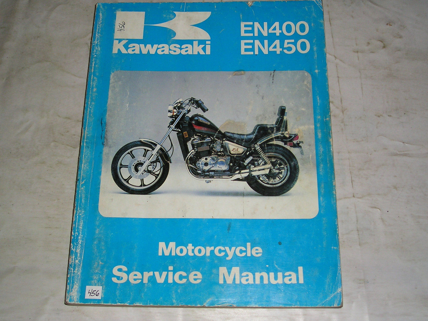 KAWASAKI EN400 EN450 Service Manual 99924-1056-04 #456