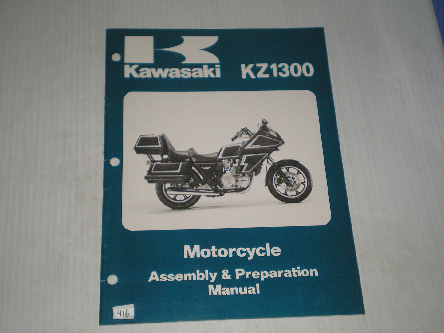 KAWASAKI KZ1300 1980 Assembly & Preparation Manual 99931-1041-01 #416