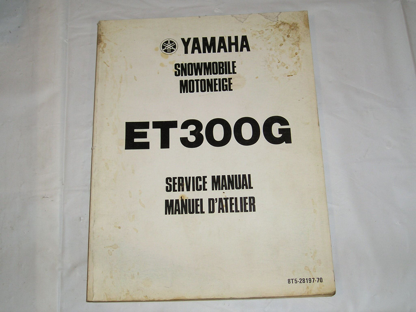 YAMAHA ET300 G Enticer 1983 Service Manual 8T5-28197-70 #S132
