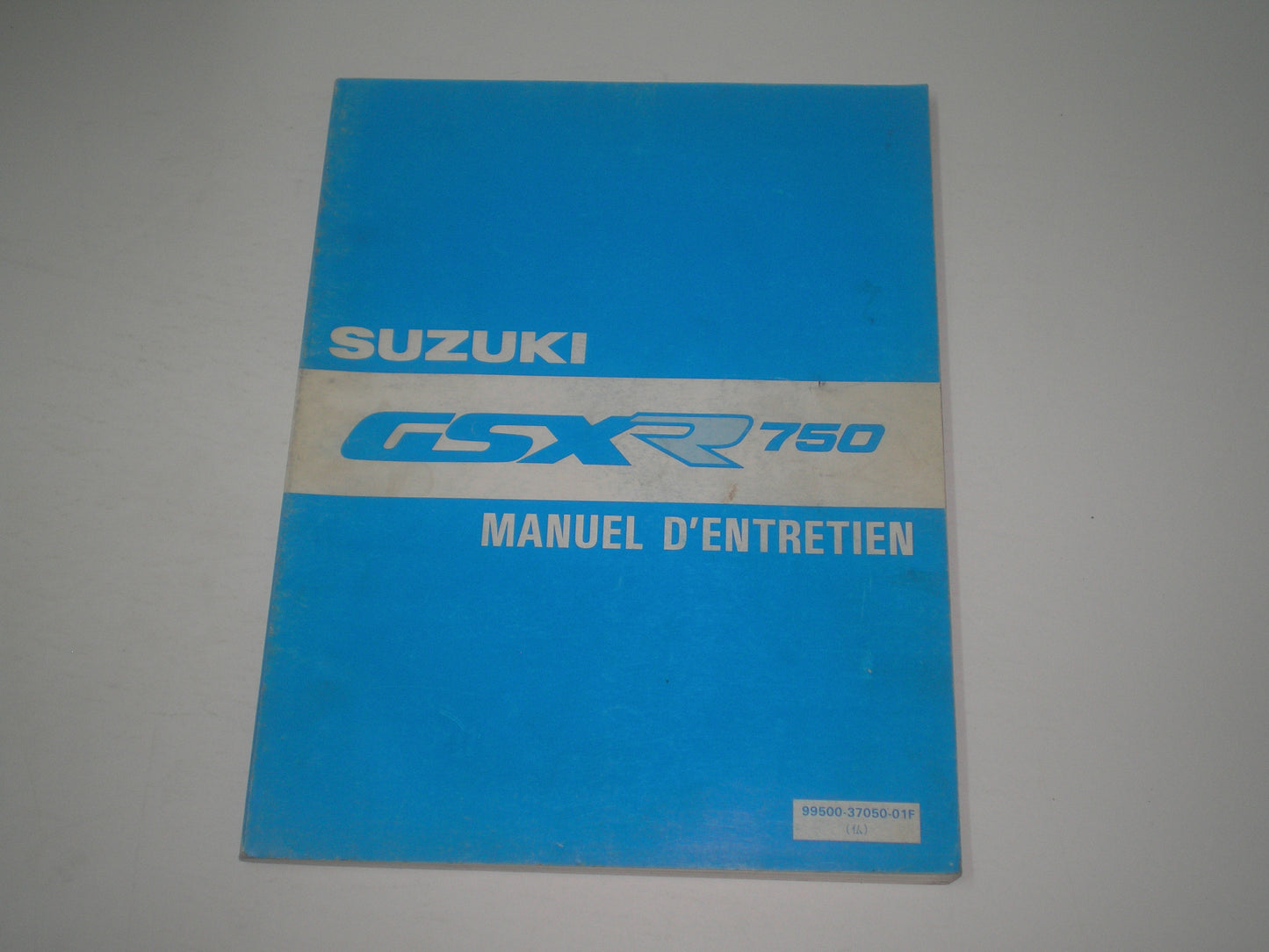 SUZUKI GSX-R750 J 1988  Manuel d'entretien  99500-37050-01F  #1947