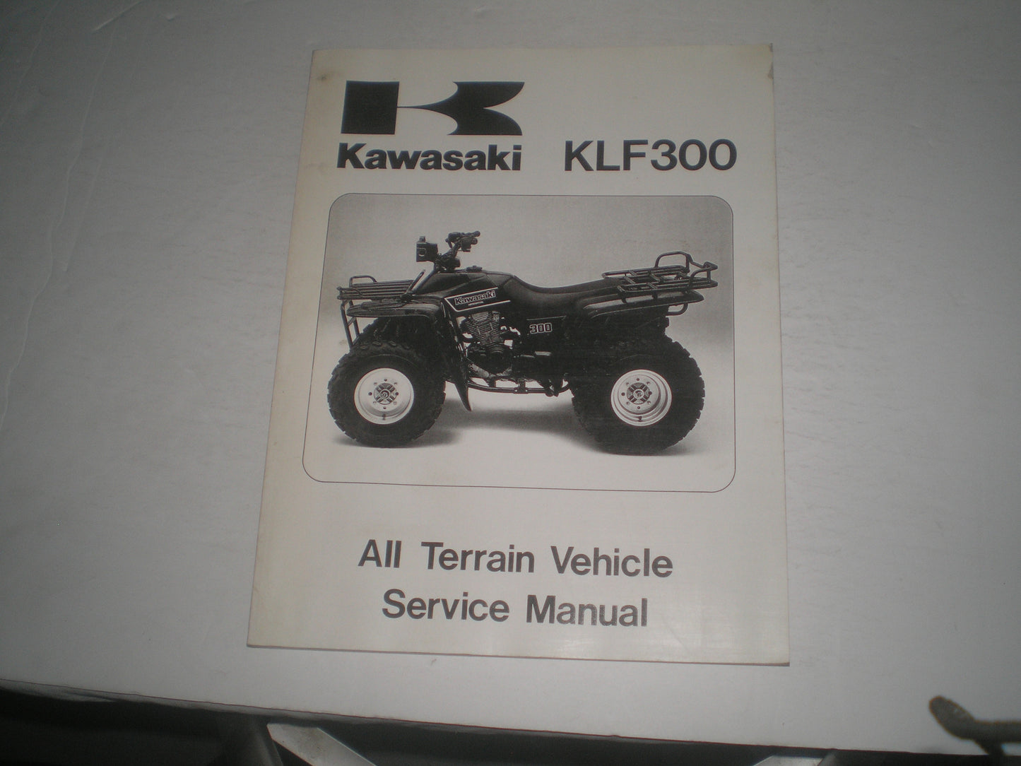 KAWASAKI KLF300 A1 A2 1986 1987 Service Manual 99924-1057-02 #1349
