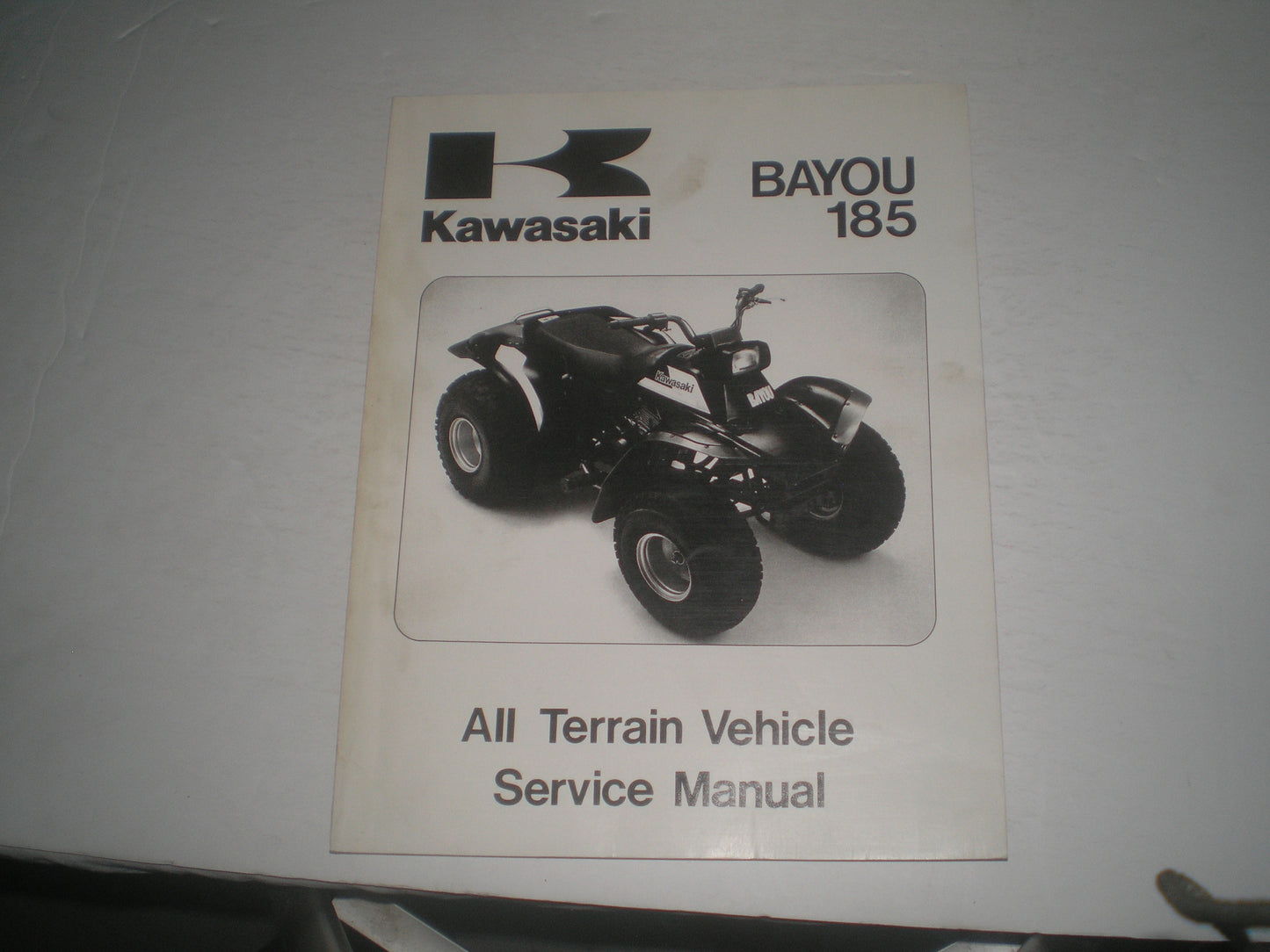 KAWASAKI KLF185 A1 Bayou 185 1985 Service Manual 99924-1058-01 #1346