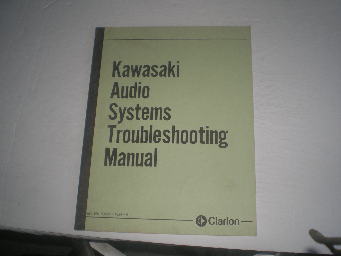 KAWASAKI Clarion Audio Systems Troubleshooting Manual 99924-1088-01 #1330