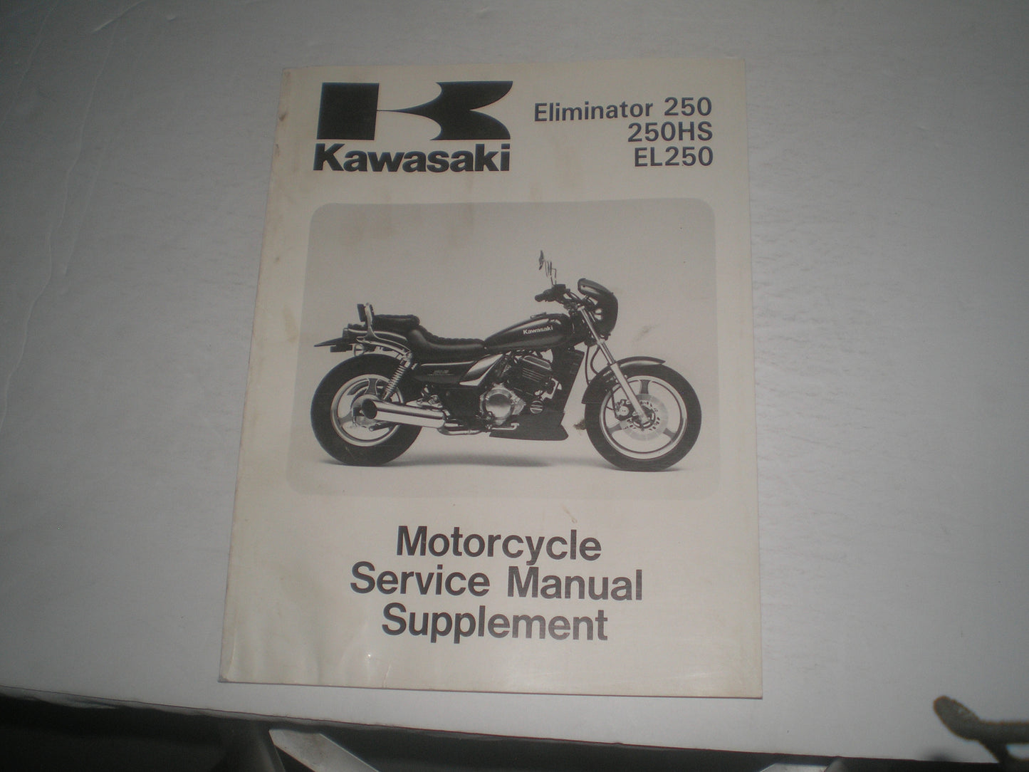 KAWASAKI EL250 Eliminator 250 250HS EL250 1988-1994 Service Manual Supplement 99924-1093-53 #1367