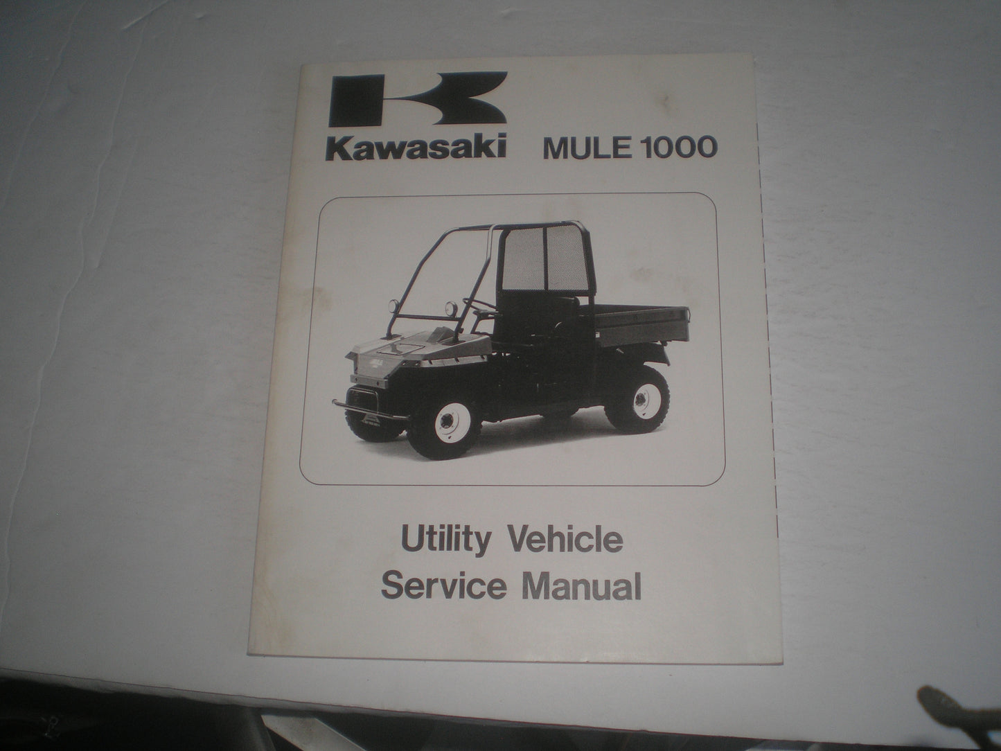 KAWASAKI KAF450 B1 Mule 1000 Utility Vehicle Service Manual 99924-1107-02 #1307