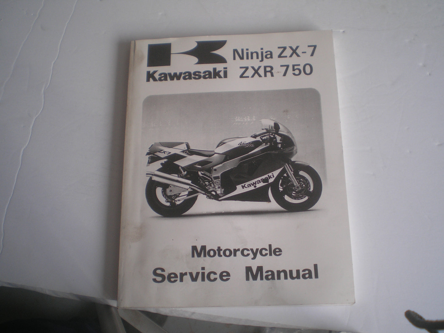 KAWASAKI ZX750 H1 Ninja ZX-7 ZXR750 1989 Service Manual 99924-1112-01 #1378