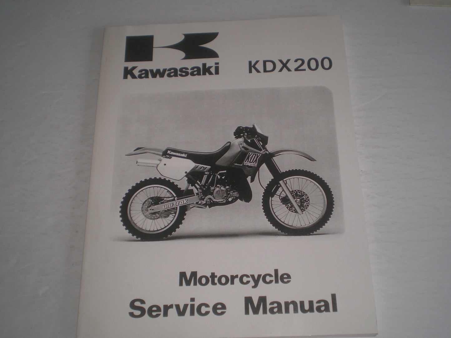 KAWASAKI KDX200 1989-1994 Service Manual 99924-1114-02 #1375