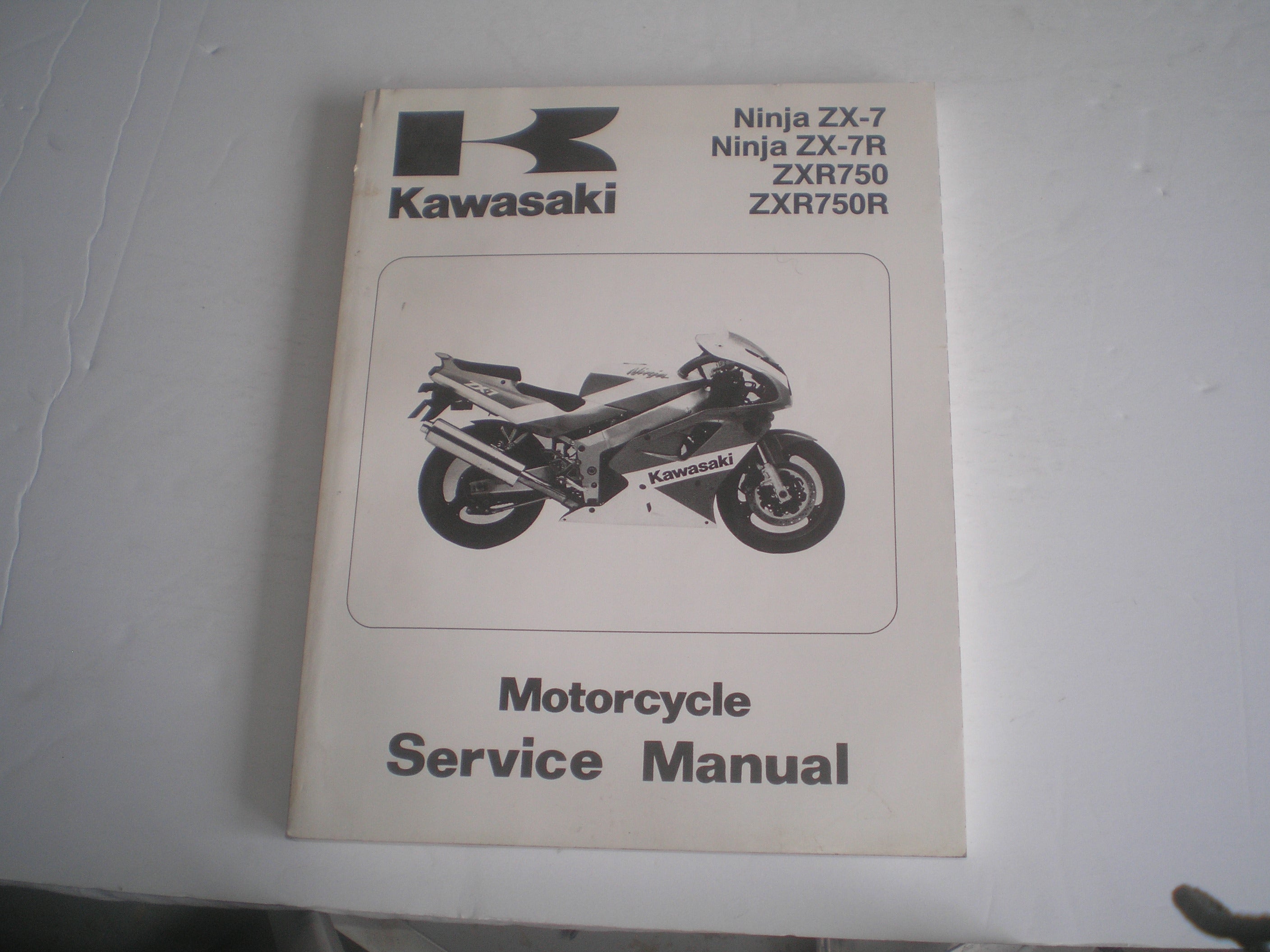 KAWASAKI ZX-7 ZX-7R ZXR750R Ninja ZX750 J1/J2/K1/K2 Service Manual 999