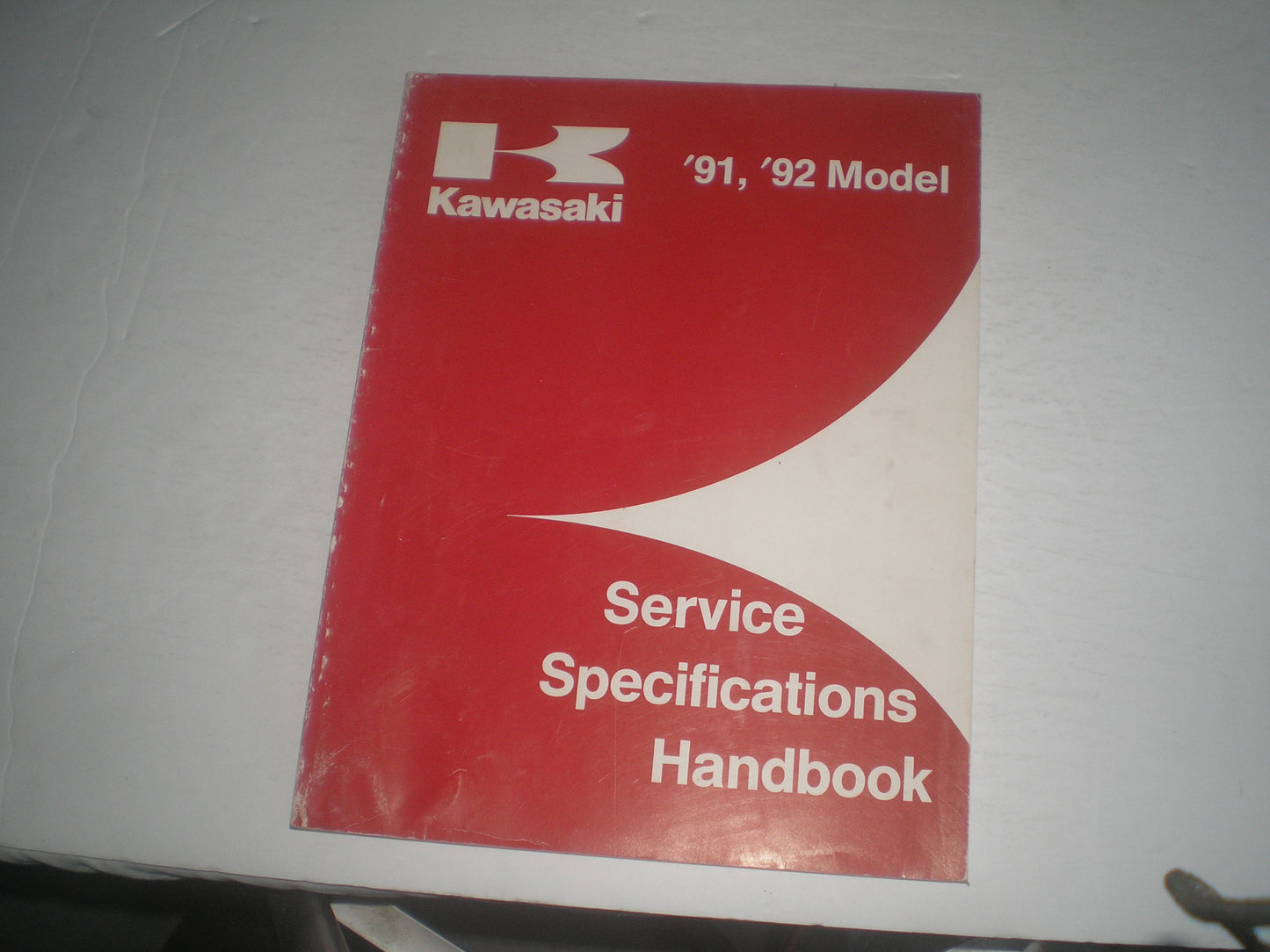 KAWASAKI 1991-1992 Model Service Specifications Handbook 99926-1020-01 #1342